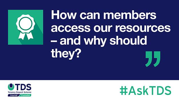 #AskTDS: How can members access our resources – and why should they?